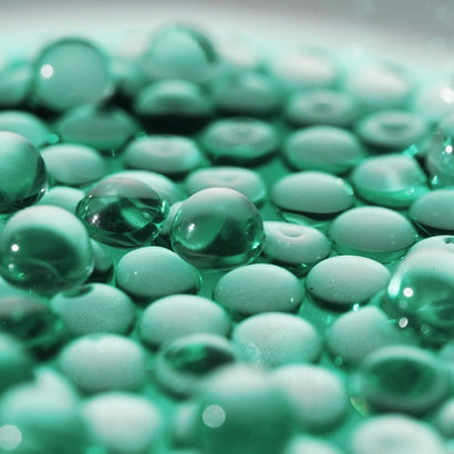 Electrolyte Mineral Complex Ingredient. It looks like blue green pebbles.