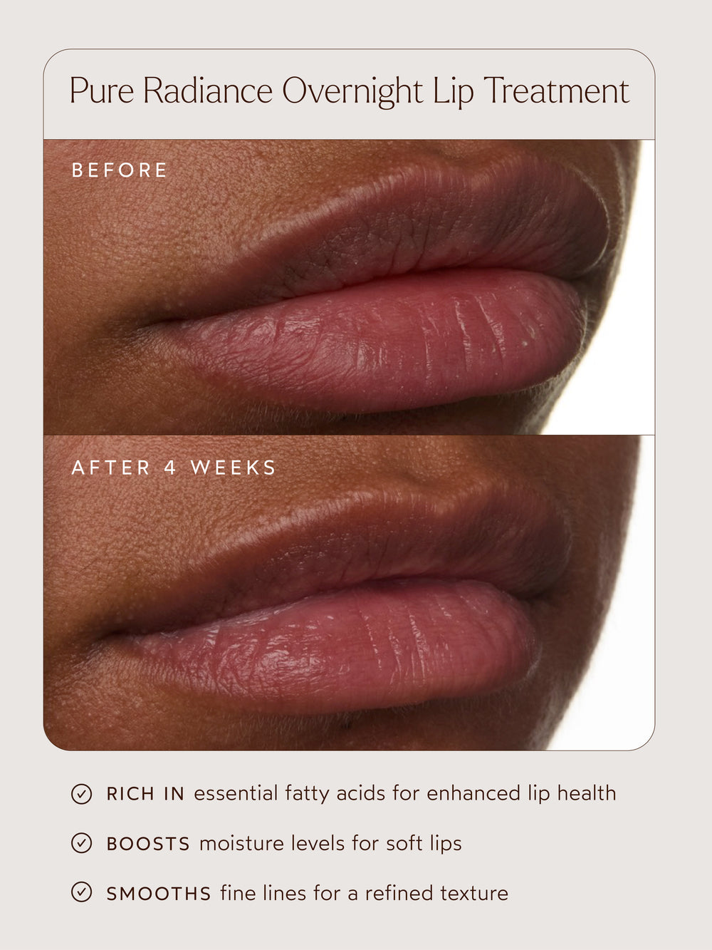 Before and after of lip images.