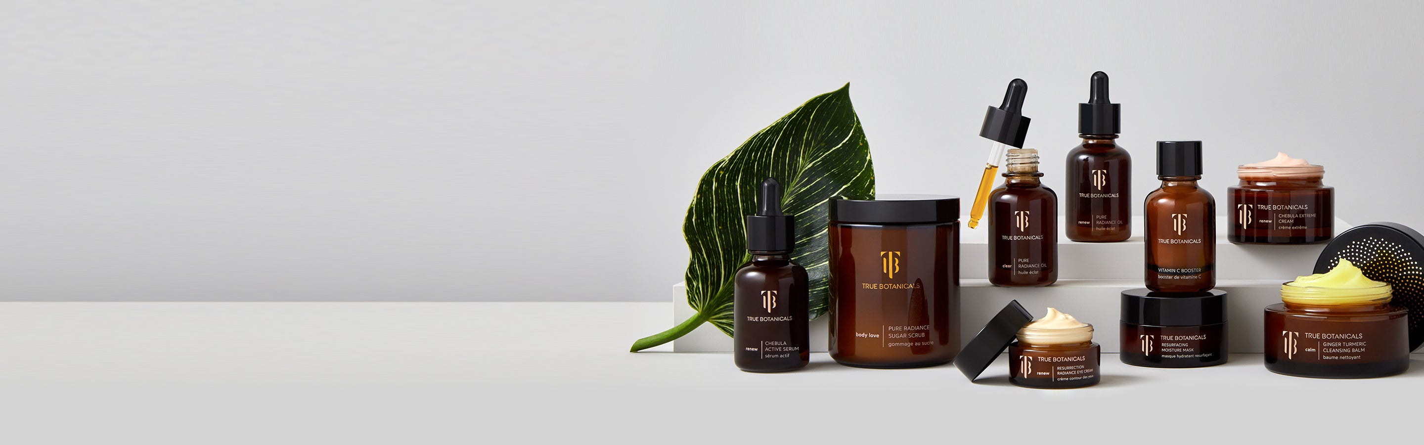 True Botanicals Chebula Active Serum
True Botanicals Pure Radiance Sugar Scrub
True Botanicals Pure Radiance Oil
True Botanicals Vitamin C Booster
True Botanicals Chebula Extreme Cream
True Botanicals Moisture Lock Barrier Cream
True Botanicals Ginger Turmeric Cleansing Balm